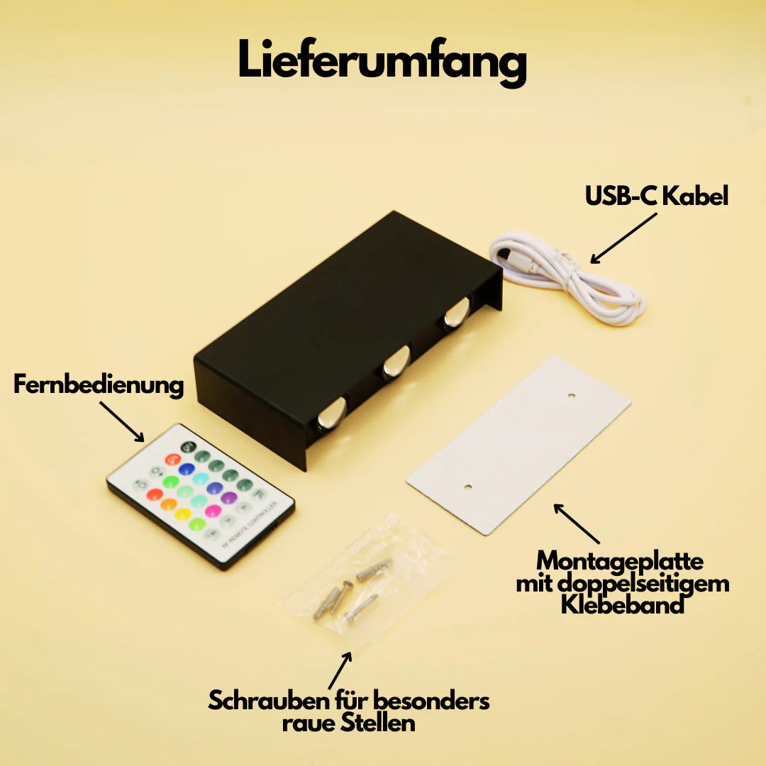 Luminensa RGB Kabellose Luxus-Wandleuchte